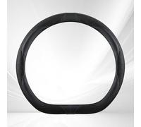 WANGZENIU Couvre Volant Voiture pour Hyundai Tucson IV 2024 2025, Caches de Volant en Cuir Artificiel Housse de Volant Protege Volant Voiture Antidérapant,Black- D-Shaped