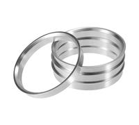 WANGZEYU Bague De Centrage Jante 4 pièces OD 75mm 72.1mm à ID 54.1mm 56.1mm 60.1mm 64.1mm 67.1mm Anneaux centraux de moyeu de Voiture entretoise Centrale d'alésage de Roue(75-57.1mm)