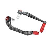 WANGZEYU Levier Protection d'embrayage Moto Protège-Mains Universel Anti-Chute CNC for Moto, Guidon en Alliage, Levier d'embrayage de Frein, Protection des Mains, Accessoires de Modification(Red)