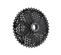 WANGZEYU Roue Libre Cassete VTT Noire 8/9/10/11/12 Vitesses 40/42/46/50/50T K7 8/9/10/11/12v, pignon de vélo VéLo Cassette(10 Speed 11-42T)