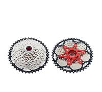 WANGZEYU Roue Libre Cassette de Roue Libre séparée for VTT, 8, 9, 10, 11, 12 Vitesses, 8V, 9V, 10v, 11v, 12v, Support, pignon, pièces de vélo VéLo Cassette(9s 11-42t Silver)