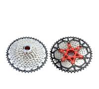 WANGZEYU Roue Libre Cassette de Roue Libre séparée for VTT, 8, 9, 10, 11, 12 Vitesses, 8V, 9V, 10v, 11v, 12v, Support, pignon, pièces de vélo VéLo Cassette(12s 11-46t Silver)