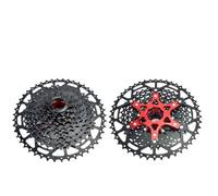 WANGZEYU Roue Libre Cassette de Roue Libre séparée for VTT, 8, 9, 10, 11, 12 Vitesses, 8V, 9V, 10v, 11v, 12v, Support, pignon, pièces de vélo VéLo Cassette(10s 11-46t Black)