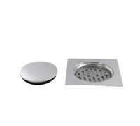 WANGZEYU Siphon De Sol Drain de Douche en Acier Inoxydable 304 Sol Salle Bain Grilles déchets carrées 15x15cm