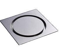 WANGZEYU Siphon De Sol Filtre de vidange Sol Salle Bain Invisible Douche Accessoires Drain carré(Brushed Nickle)