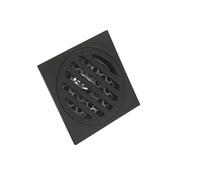 WANGZEYU Siphon De Sol Grille de vidange carrée for Salle Bain en Acier Inoxydable chromé 100 mm x(5)