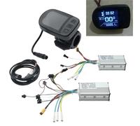 wanhaoaony Controleur Trottinette Electrique Contrôleur de Moteur à Double entraînement 48V, 25a, 1000W, Affichage, Cadran d'accélérateur for pièces de Scooter électrique Trottinettes et équipement