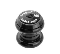 wanhaoaony Directions vélo Bike 1-1/8" 34MM Headset for 28.6mm Threadless Straight Tube Fork MTB Road Bicycle Semi Integrated Headset (Color : Black)