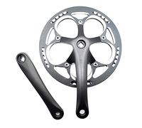 wanhaoaony Pedalier VTT 52T SIMPE Vitesse 170mm Vélo Pliant en Alliage Ensemble Pignon de la chaîne Entrée vidage Accessoire