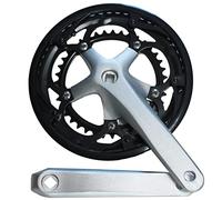 wanhaoaony Pedalier VTT 53 / 39T Crankset de vélo Route 8/9 Vitesse 170mm Manivelle 13 0bcd Double Chaintrings Sprockets Carré Trou Stérable Vélo Set