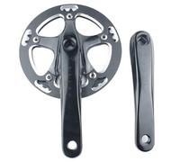 wanhaoaony Pedalier VTT Bague de vélo Pliage 170mm Simple Vitesse 42T Hole Diamant en Aluminium Fixe corniche à vélos