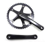wanhaoaony Pedalier VTT Fixed Gear Crankset 49T Integrated 144 BCD CNC Crank Disc Chain Wheel Tooth Plate Single Speed Aluminum Alloy