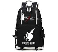 WANHONGYUE Akame GA Kill Anime Knapsack Sac à Dos Cartable Laptop Backpack pour Étudiant Noir-1