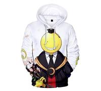 WANHONGYUE Anime Assassination Classroom Hoodie Sweat à Capuche Cosplay Survêtement 3D Imprimer Pullover Hooded Sweatshirts Manteau 739/4 M