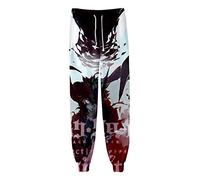 WANHONGYUE Anime Black Clover 3D Imprimé Pantalons de Sport Jogging Cosplay Costume Bas de Survêtement Track Sweatpants Trousers 1131/4 L