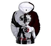 WANHONGYUE Anime Black Clover Hoodie Sweat à Capuche Cosplay Survêtement 3D Imprimer Pullover Hooded Sweatshirts Manteau 753/1 XL
