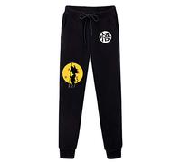 WANHONGYUE Anime Dragon Ball Z Goku Pantalons de Sport Jogging Adulte Cosplay Bas de Survêtement Sweatpants Trousers avec Poches Noir 5 XXXL