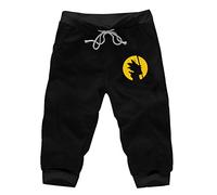 WANHONGYUE Anime Dragon Ball Z Goku Shorts Sport Homme Pantalon Court de Jogging Cosplay Bas de Survêtement Sweatpants Noir/8 L