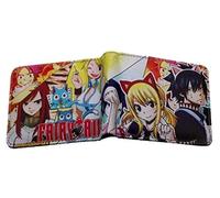 WANHONGYUE Anime Fairy Tail Portefeuille Homme en Cuir Cartes de Crédit avec Poche à Monnaie 1017/4