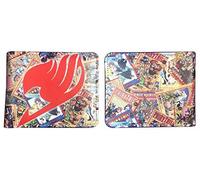 WANHONGYUE Anime Fairy Tail Portefeuille Homme en Cuir Cartes de Crédit avec Poche à Monnaie 1017/7