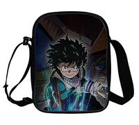 WANHONGYUE Anime My Hero Academia Sac Bandoulière Sacoche à l'Épaule Homme Femme Besace Sac de Messager Petit Sac à Main de Voyage Sport 1051/24