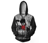 WANHONGYUE Anime One Piece Luffy 3D Imprimé Sweat à Capuche Hoodie Jacket Adulte Cosplay Zippé Veste Blouson Sweatshirt Manteau 673/5 XXL