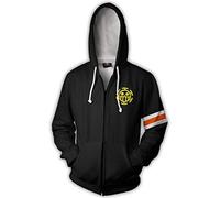 WANHONGYUE Anime One Piece Luffy 3D Imprimé Sweat à Capuche Hoodie Jacket Adulte Cosplay Zippé Veste Blouson Sweatshirt Manteau 673/7 XXXXL