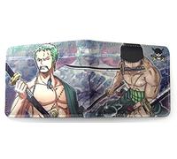 WANHONGYUE Anime One Piece Monkey D Luffy Portefeuille Homme en Cuir Cartes de Crédit avec Poche à Monnaie 1006/1