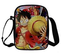 WANHONGYUE Anime One Piece Monkey D Luffy Sac Bandoulière Sacoche à l'Épaule Homme Femme Besace Sac de Messager Petit Sac à Main de Voyage Sport 1032/8