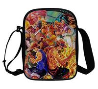 WANHONGYUE Anime One Piece Monkey D Luffy Sac Bandoulière Sacoche à l'Épaule Homme Femme Besace Sac de Messager Petit Sac à Main de Voyage Sport 1032/10