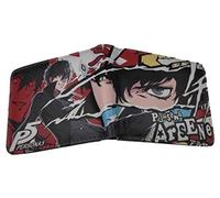 WANHONGYUE Anime Persona Game Portefeuille Homme en Cuir Cartes de Crédit avec Poche à Monnaie 1014/2