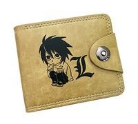 WANHONGYUE Death Note Anime Cuir Synthétique Portefeuille à Trois Volets Carte Crédit Porte Monnaie Classique /2