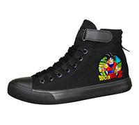WANHONGYUE Dragon Ball Anime Unisexe Chaussures en Toile à Lacets Baskets de Mode Sneakers Plimsolls 38 EU Noir 5