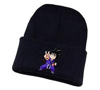 WANHONGYUE Dragon Ball Z Goku Anime Bonnet Chapeau Tricoté pour Homme Femme Unisexe Beanie Hat Chapeaux d'hiver Skullcap Noir/20