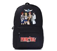 WANHONGYUE Fairy Tail Anime Cosplay Sac à Dos Loisir Sac de Court Voyage Backpack Noir /11