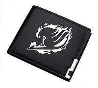 WANHONGYUE Fairy Tail Anime Portefeuille Mince Homme Cuir Synthétique Porte Carte Crédit Noir 1 / B