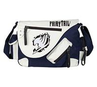 WANHONGYUE Fairy Tail Anime Sac à Bandoulière Sac à Épaule Besaces Sac Messager en Toile Messenger Bag Canvas Bleu / 1