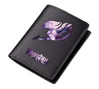 WANHONGYUE Fairy Tail Portefeuille en Cuir Artificiel pour Homme Porte-Cartes de Crédit avec Impression Anime 3 / A