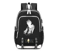 WANHONGYUE Final Fantasy Jeu Backpack Sac à Dos pour Ordinateur Portable avec Port de Chargement USB et Prise Casque /7