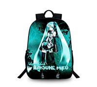 WANHONGYUE Hatsune Miku Image Backpack Cartable Sac d'école Étudiant Sac à Dos de Loisirs pour Filles Garçons /10