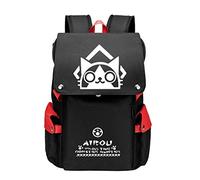WANHONGYUE Jeu Monster Hunter MH Cosplay Sac à Dos pour Ordinateur Portable 15,6 Pouces Sac d'école Sac Loisir Backpack Rouge / 2