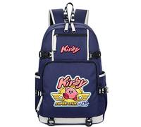 WANHONGYUE Kirby Jeu Knapsack Sac à Dos Cartable Laptop Backpack pour Étudiant Bleu-1