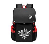 WANHONGYUE Monster Hunter MH Jeu Cosplay Sac à Dos pour Ordinateur Portable 15,6 Pouces Sac d'école Sac Loisir Backpack Rouge / 5
