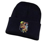 WANHONGYUE One Piece Monkey D Luffy Anime Bonnet Chapeau Tricoté pour Homme Femme Unisexe Beanie Hat Chapeaux d'hiver Skullcap Noir/14