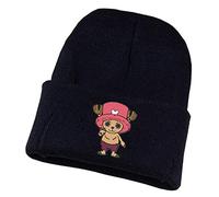 WANHONGYUE One Piece Monkey D Luffy Anime Bonnet Chapeau Tricoté pour Homme Femme Unisexe Beanie Hat Chapeaux d'hiver Skullcap Noir/22