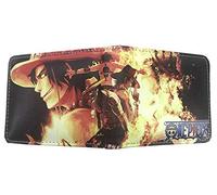 WANHONGYUE One Piece Monkey D Luffy Anime Portefeuille Homme en Cuir Cartes de Crédit avec Poche à Monnaie 1005/2