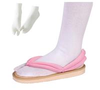 WANHONGYUE Sabots Gétas Kamado Nezuko Kanroji Mitsuri Cosplay Chaussures Tongs Sandales Pantoufles avec Tabi Chaussettes, b, Kind EU 31.5-32