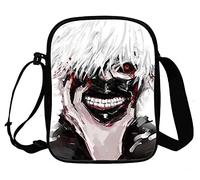 WANHONGYUE Tokyo Ghoul Kaneki Ken Anime Sac Bandoulière Sacoche à l'Épaule Homme Femme Besace Sac de Messager Petit Sac à Main de Voyage Sport 1059/16