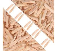 Wanjorlay 200 Paquets de Bouchons en Bois pour Trou de Poche - Chevilles de Qualité pour Gabarit, Peinture et Quincaillerie - Remplissage de Trous