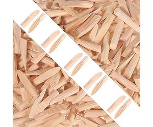 Wanjorlay 200 Paquets de Bouchons en Bois pour Trou de Poche - Chevilles de Qualité pour Gabarit, Peinture et Quincaillerie - Remplissage de Trous